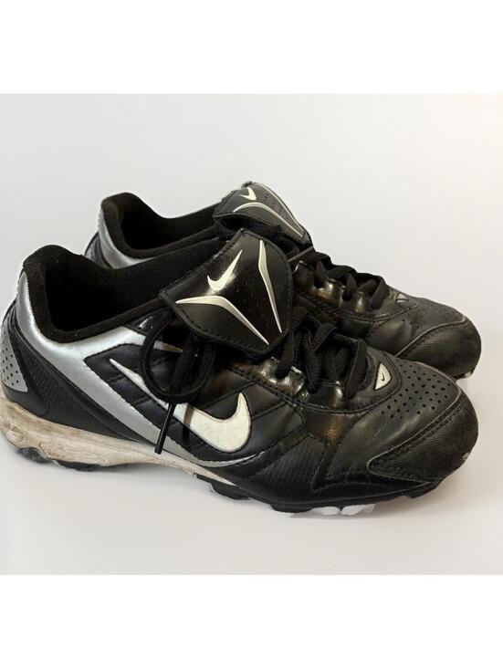Nike Other - Nike Youth Keystone Baseball Softball Cleats 375561-011 2Y Black White Junior